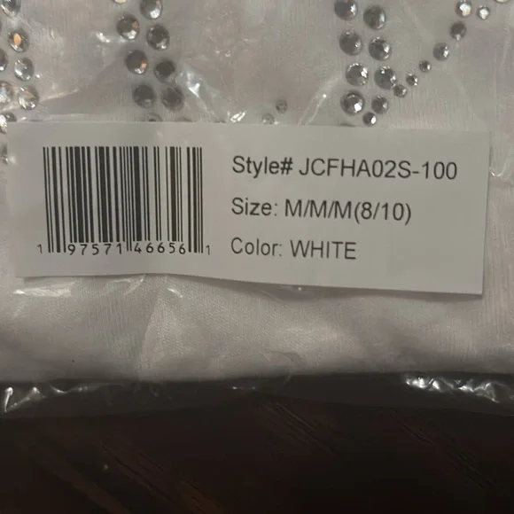 🫶🏼HP🫶🏼JUICY COUTURE GIRLS COTTON TSHIRT WITH SEQUIN & METALLIC SPARKLES ✨ - Picture 6 of 9